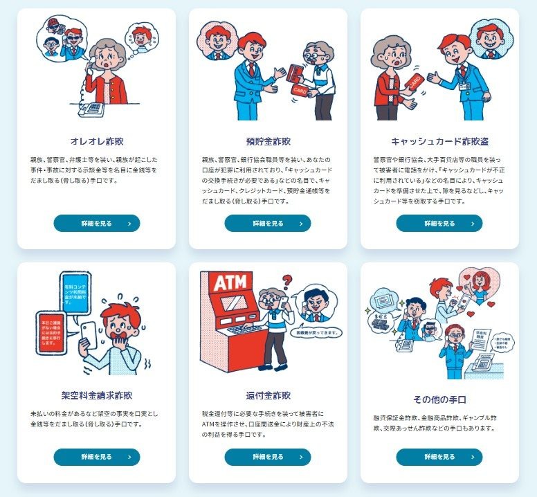 特殊詐欺の手口