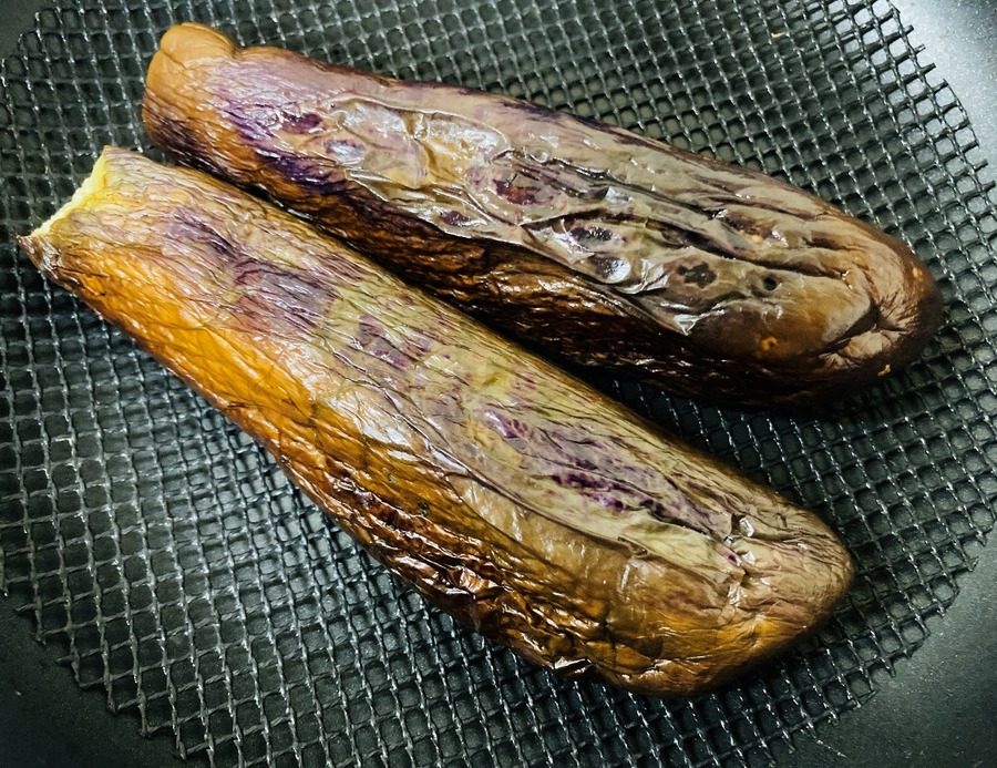 焼きナスが完成