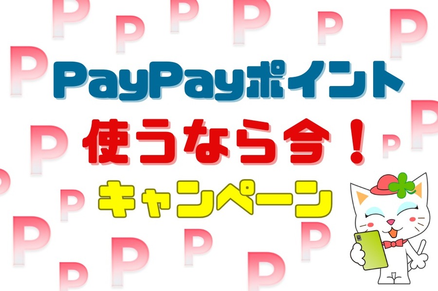 PayPayポイント 使うなら今！