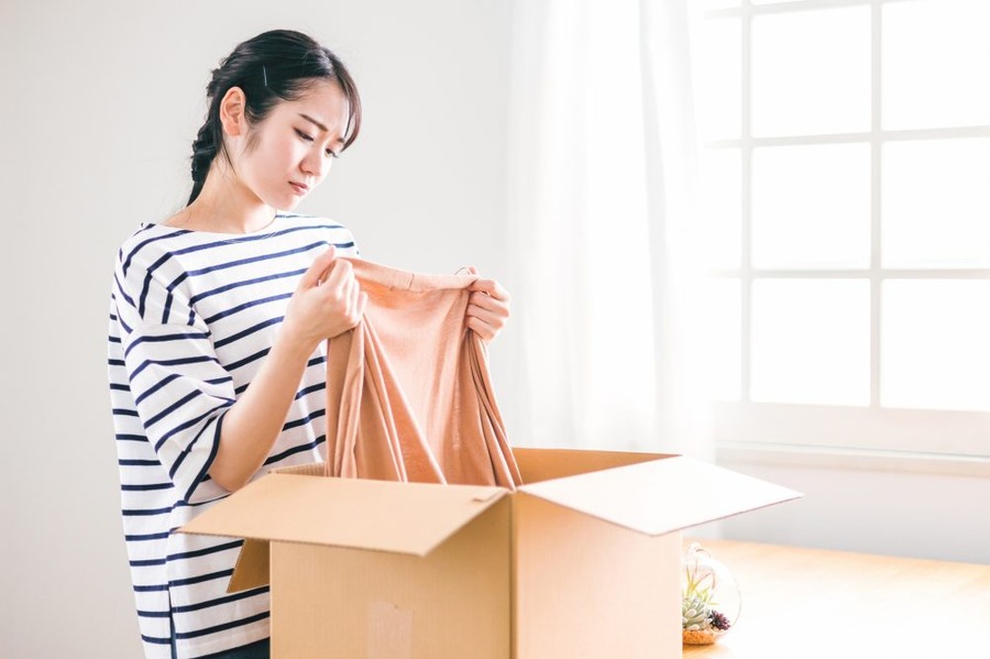 届いた商品に不満があるとき