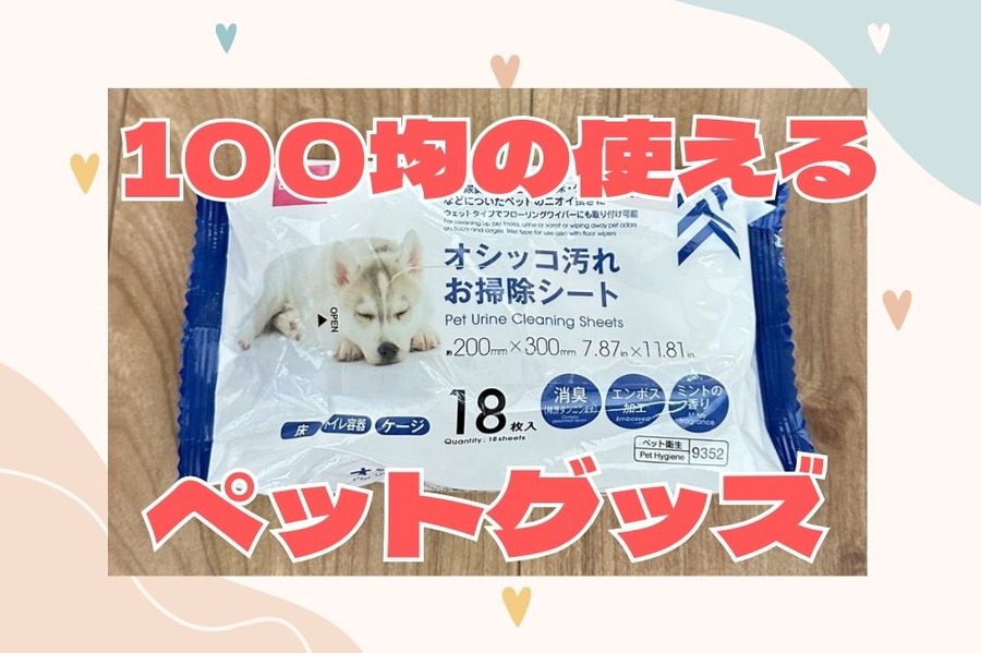100均の使えるペットグッズ