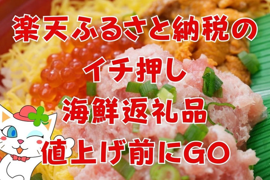 楽天ふるさと納税 のイチ押し海鮮返礼品 値上げ前にGO
