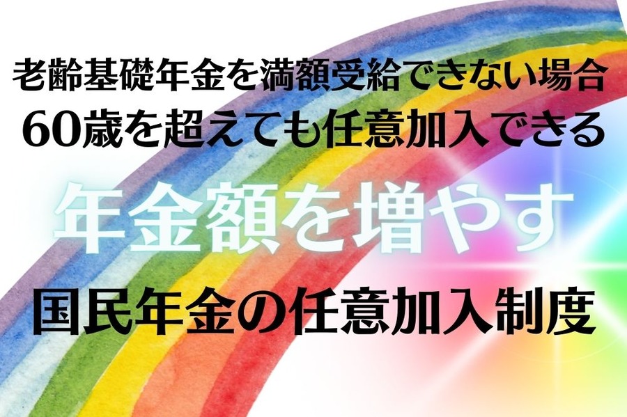 国民年金の任意加入制度