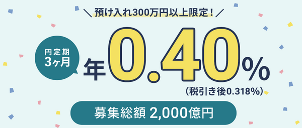 高金利キャンペーン