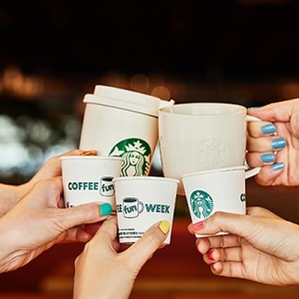 10/1はスタバで「Cheers！」