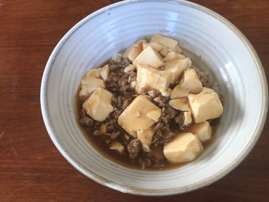 かんたん麻婆豆腐丼