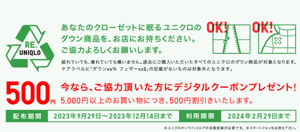 ダウンリサイクル