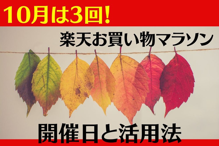 10月の楽天お買い物マラソン