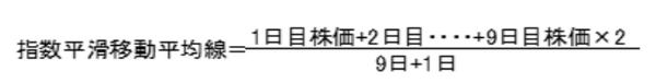 指数平滑移動平均線