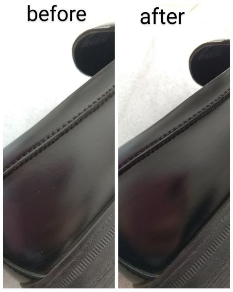 しっかりツヤが出ています