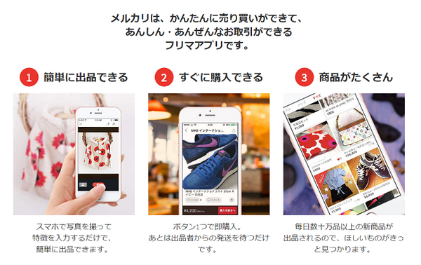 フリマアプリでお得に売ってお得に買おう。