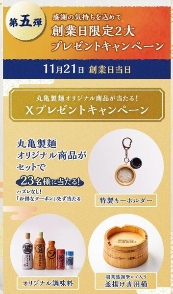 2大プレゼントキャンペーン