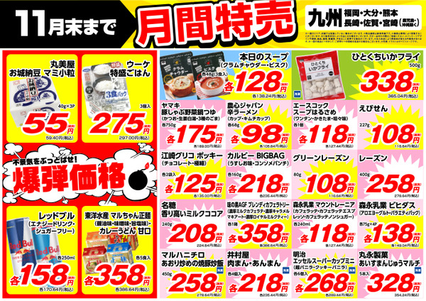九州（福岡・大分・熊本・長崎・佐賀・宮崎（※鹿児島・沖縄除く））