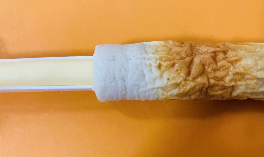 ダイソーグッズで簡単！おにぎりとちくわをおいしく楽しくデコる弁当作ります（制作費120円～）