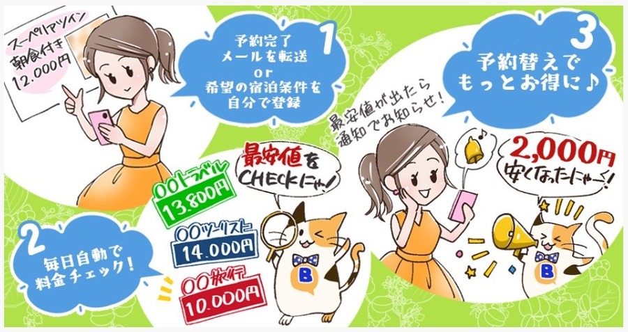 【2000円もお得に？】予約メールを転送するだけ　最安値で泊まれる「宿みっけ」 裏ワザも紹介