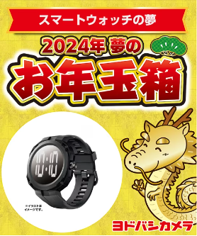 ヨドバシ・ドット・コム会員限定　夢のお年玉箱　抽選申し込み開始！