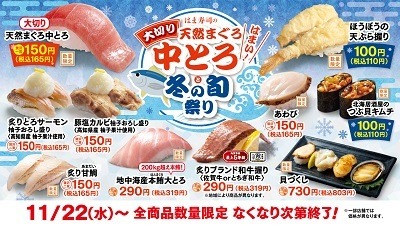 【2023年12月】スシロー・くら寿司・はま寿司・かっぱ寿司のキャンペーン紹介　都内なら30%還元も