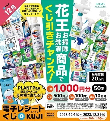 【花王キャンペーンまとめ】商品別のキャンペーンが多い　60%還元も夢じゃない！
