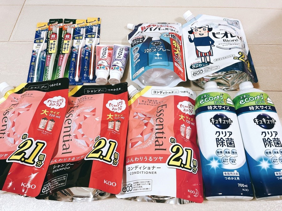 花王×PayPay（12/31まで）30％還元を達成した節約主婦の戦利品公開　対象外商品には注意！