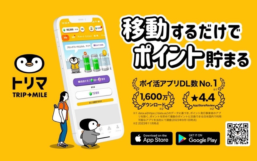 【ポイ活】歩数アプリトリマで年間いくらもらえたか？ポイ活主婦2023年の実績は〇ポイント ！