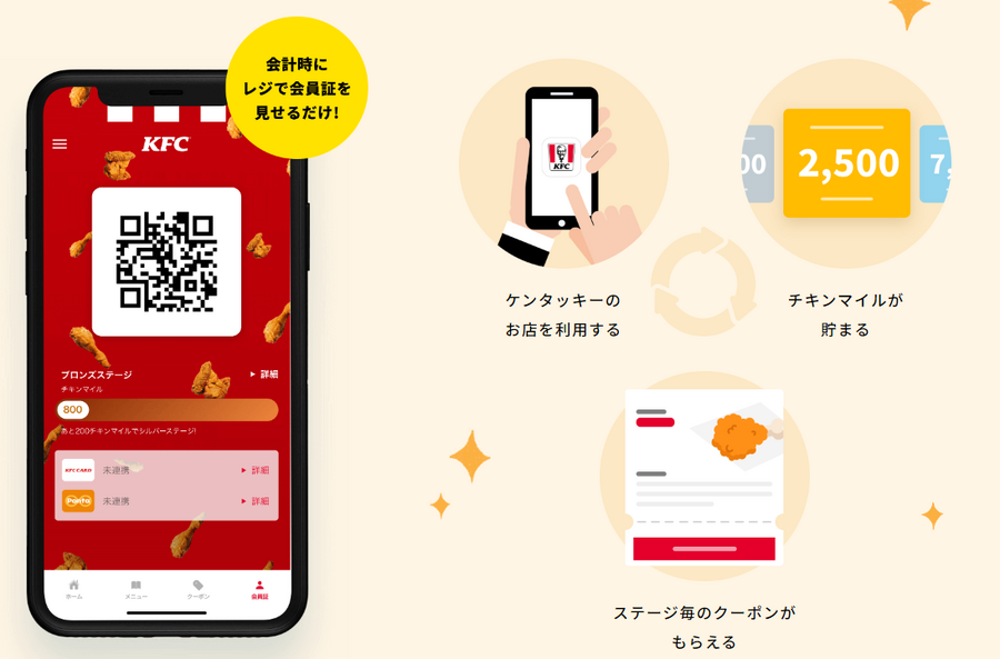 セットが300円引き！KFC（ケンタッキー）「チキンフィレバーガーセット550円（2/21～）」利用可能なキャッシュレス決済や貯まるポイントの情報も紹介