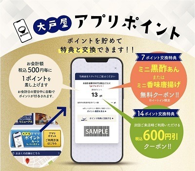 【大戸屋】楽天ポイントサービスが3/31で終了　アプリ・株主優待など引き続きお得な方法がいっぱい