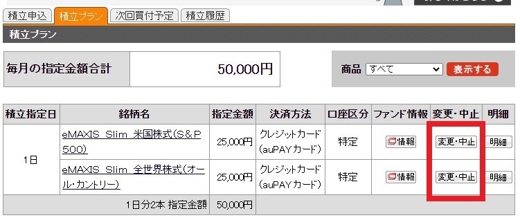 【新NISA】auカブコム証券の投資信託「クレカ積立」は1.0％還元！設定方法、他証券と比較してどうすごいの？