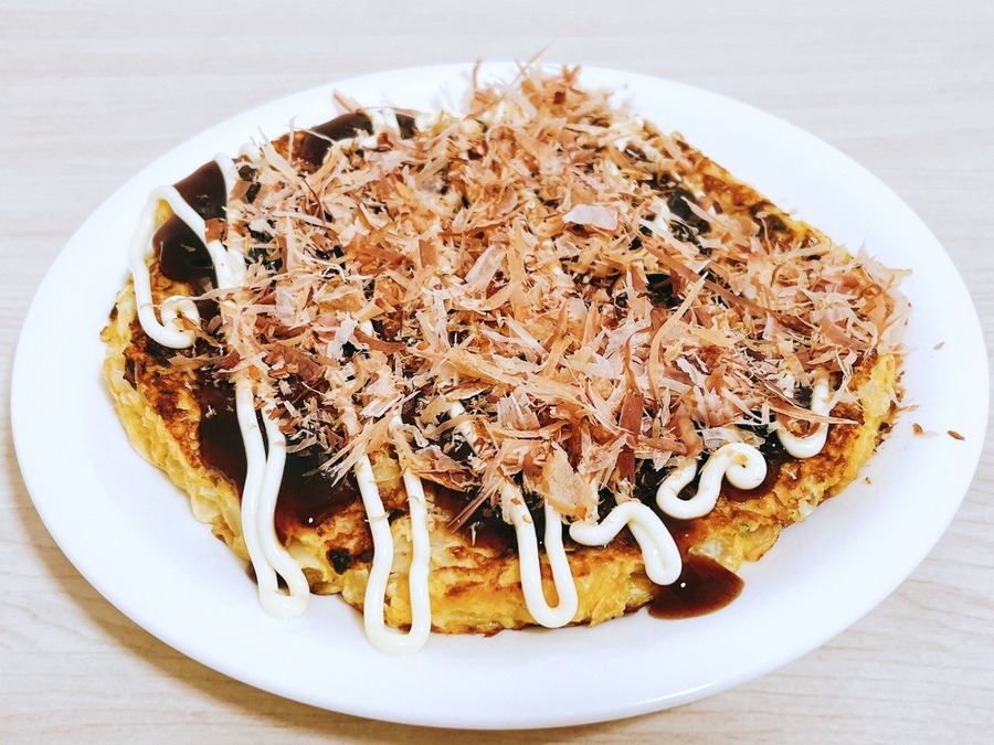 業ス×ダイエット「オートミールのお好み焼き（213円）」レンチン可、低カロリー＆ボリューム満点なレビュー