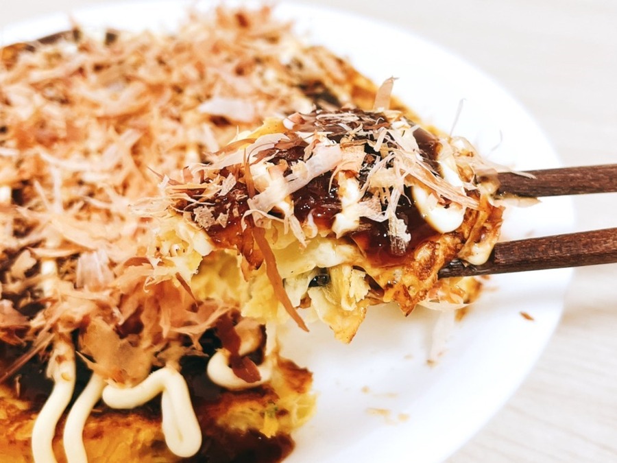 業ス×ダイエット「オートミールのお好み焼き（213円）」レンチン可、低カロリー＆ボリューム満点なレビュー