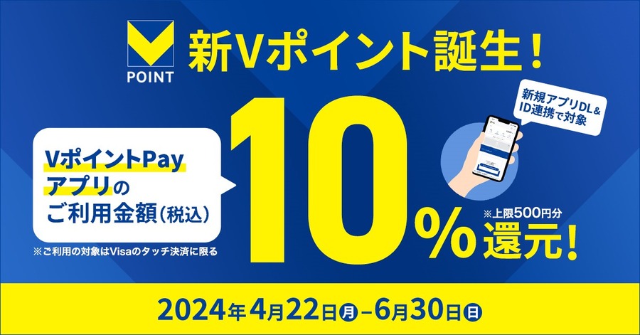【新Vポイント】今だけの大量ポイント還元キャンペーンまとめ！100万ポイント当たるガチャ・10％還元・Vポイント祭