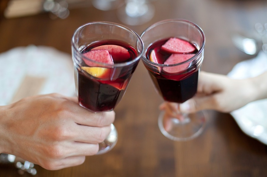サングリアで乾杯