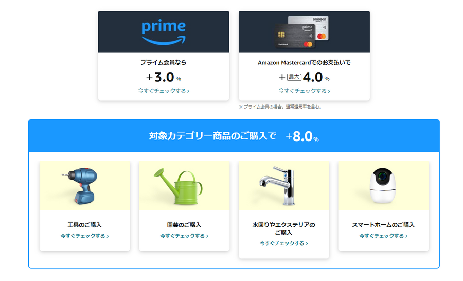 【Amazon】7/16、17 プライムデー開催！先行セールは11日から　クレカ発行で1万1000ポイント還元も