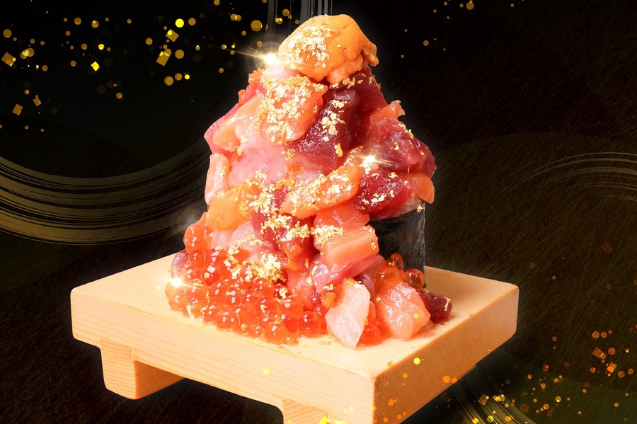 【回転寿司PREMIUM海王】平日限定12周年祭を開催！ 豪華プレミアム120種類食べ放題（豪快こぼれ寿司付）」4,980円（税込）
