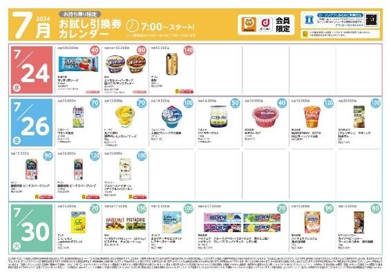 【ローソン】7月の「お試し引換券」対象商品・注目商品6月の節約効果は9,135円・上半期の節約総額は？