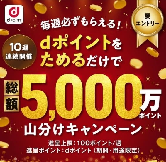 dポイント「毎週5000万ポイントを山分け」7/15～集中してためよう！ポイ活主婦が考える攻略店舗5つ
