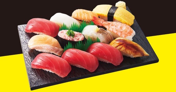 小僧寿しの「よくばり！バリュー盛フェア」7/8-7/19 平日限定12貫690円（税込745円）