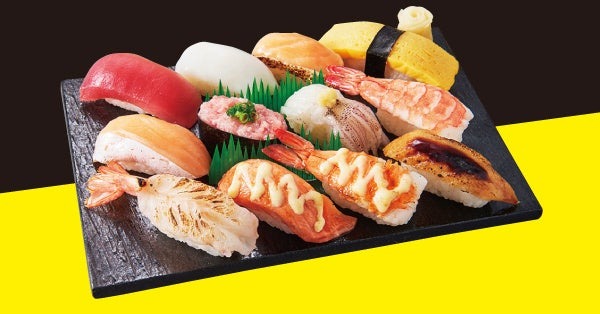 小僧寿しの「よくばり！バリュー盛フェア」7/8-7/19 平日限定12貫690円（税込745円）