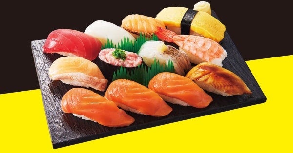 小僧寿しの「よくばり！バリュー盛フェア」7/8-7/19 平日限定12貫690円（税込745円）