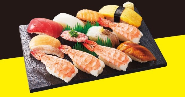 小僧寿しの「よくばり！バリュー盛フェア」7/8-7/19 平日限定12貫690円（税込745円）