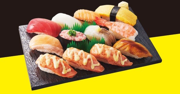 小僧寿しの「よくばり！バリュー盛フェア」7/8-7/19 平日限定12貫690円（税込745円）