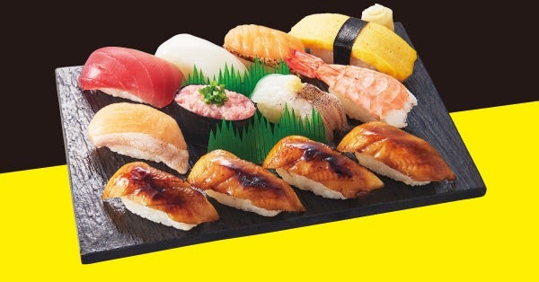 小僧寿しの「よくばり！バリュー盛フェア」7/8-7/19 平日限定12貫690円（税込745円）