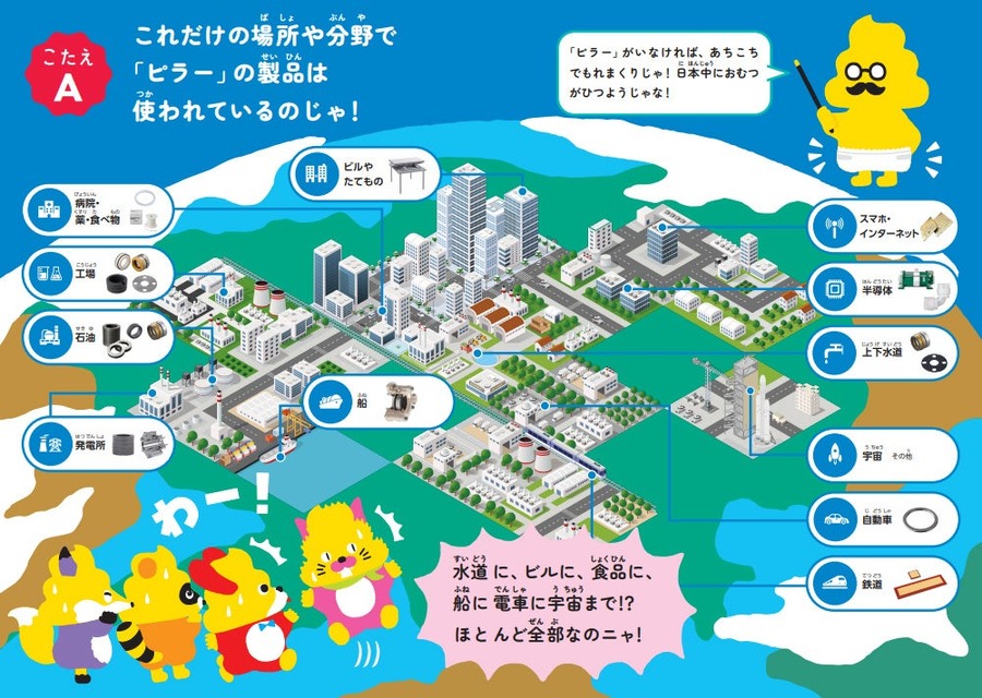 うんこドリル×PILLAR　流体技術を楽しく学ぶ　従業員がどのような仕事に取り組んでいるかを直感的にイメージ