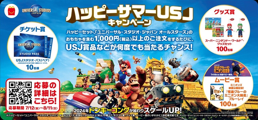 【マクドナルド×USJ】ハッピーセット第2弾　ミニオン、おさるのジョージ、ジョーズ！キターーー！！！