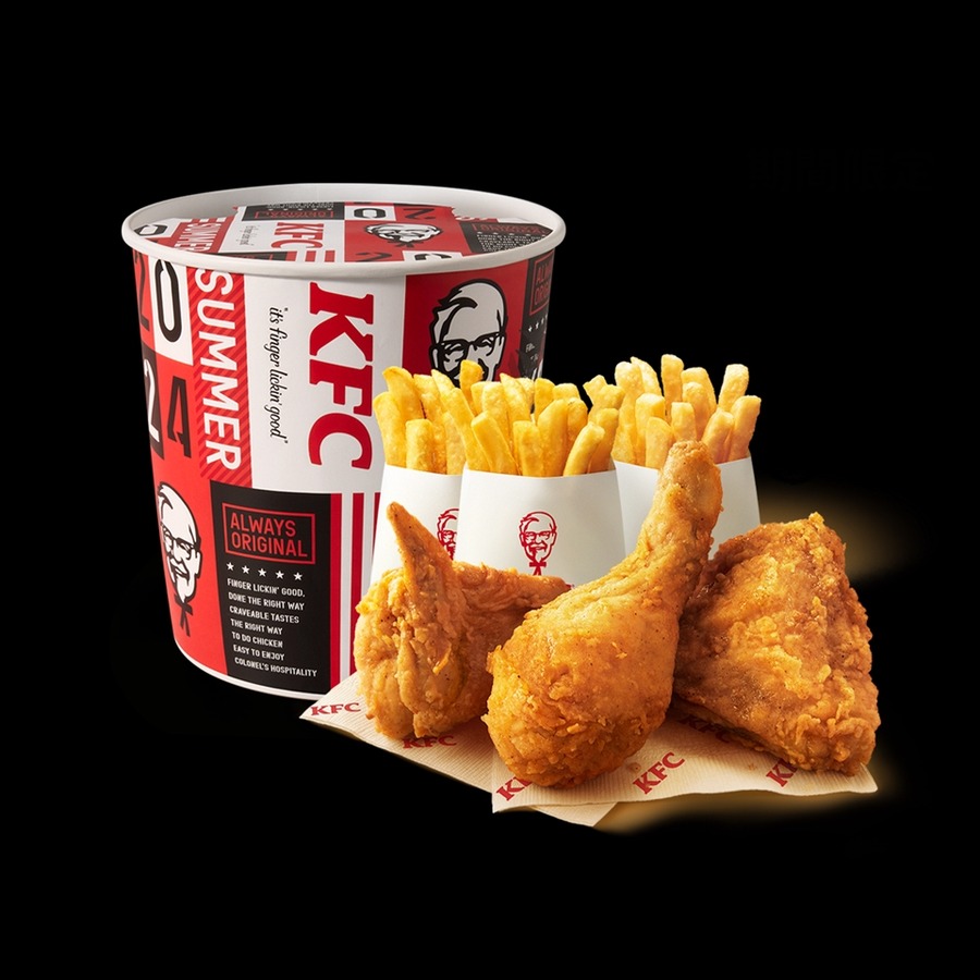 KFC「観戦バーレル」を期間限定（7/24-8/20）販売開始　520円もおトク、サイドメニュー追加も2個390円！