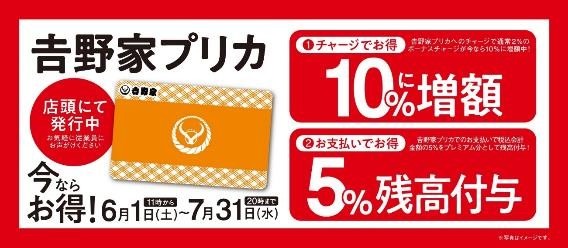 吉野家の「お子様割」は夏休みの救世主！　7月中は3つのキャンペーンで4重のお得取りにも