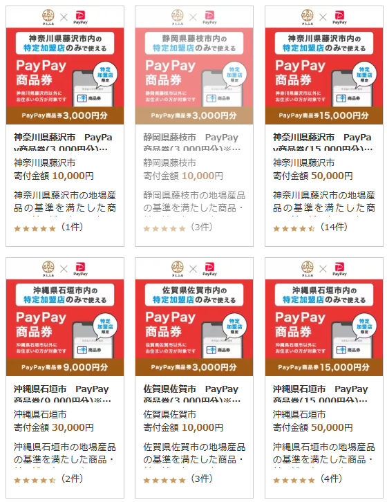 【さとふる】あれ？ふるさと納税の返礼品に「PayPay商品券」ある！ただし注意点も