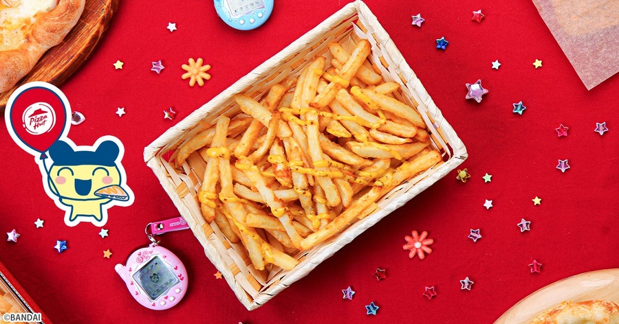 ピザハットとたまごっちがコラボ！期間限定商品全8種登場　9/1(日)まで