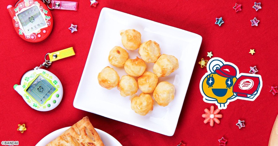 ピザハットとたまごっちがコラボ！期間限定商品全8種登場　9/1(日)まで