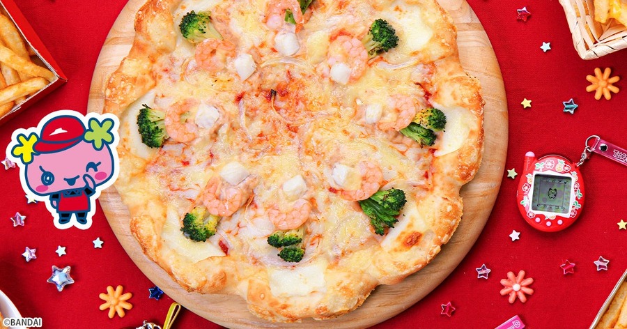 ピザハットとたまごっちがコラボ！期間限定商品全8種登場　9/1(日)まで