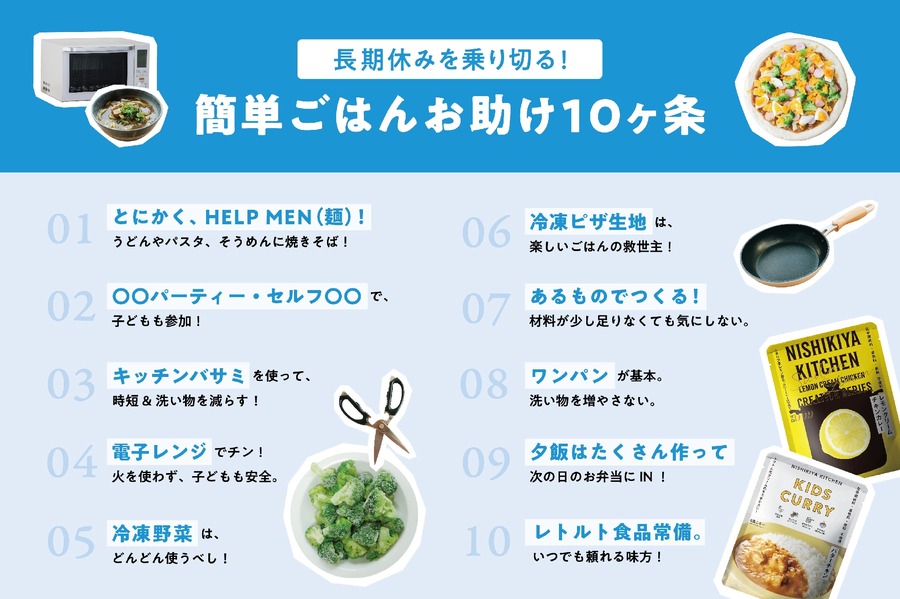 ニシキヤキッチン、公式オンラインショップで夏休み応援ポイント5倍キャンペーン開催(8/1-5)